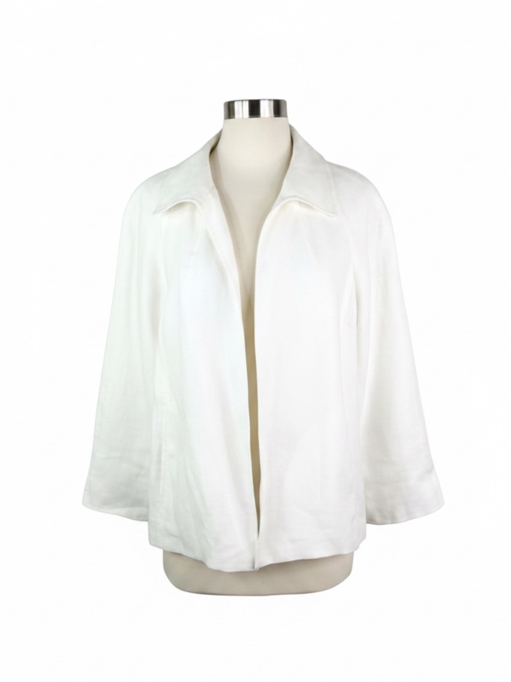 Talbots Woman Blazer Jacket Pure Linen Career M